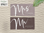 Honeymoon Mr. and Mrs. Beach Towels, Bride Personalized Beach Towel, Newlywed Gift, Groom Gift, Bachelorette Trip, Bridal Shower Gift 17213696 - DiyGiftly