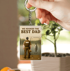 Hooked on Dad – Custom Acrylic Fishing Gift for Fathes Day, Grandpa, and Fishing Lovers 09150720 - DiyGiftly