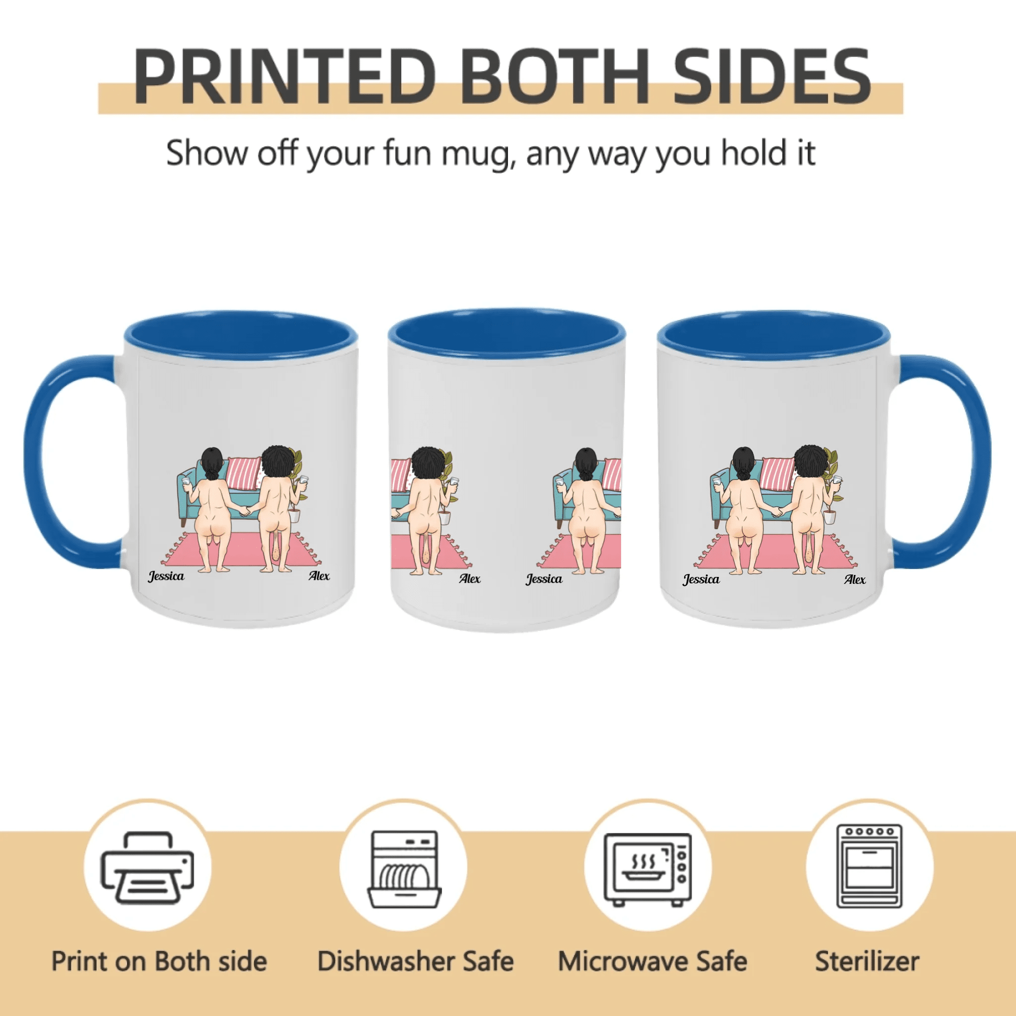 Husband Wife Couple Gift - It's You And Me, Babe Custom Personalized Anniversary Mug 1108970 - DiyGiftly