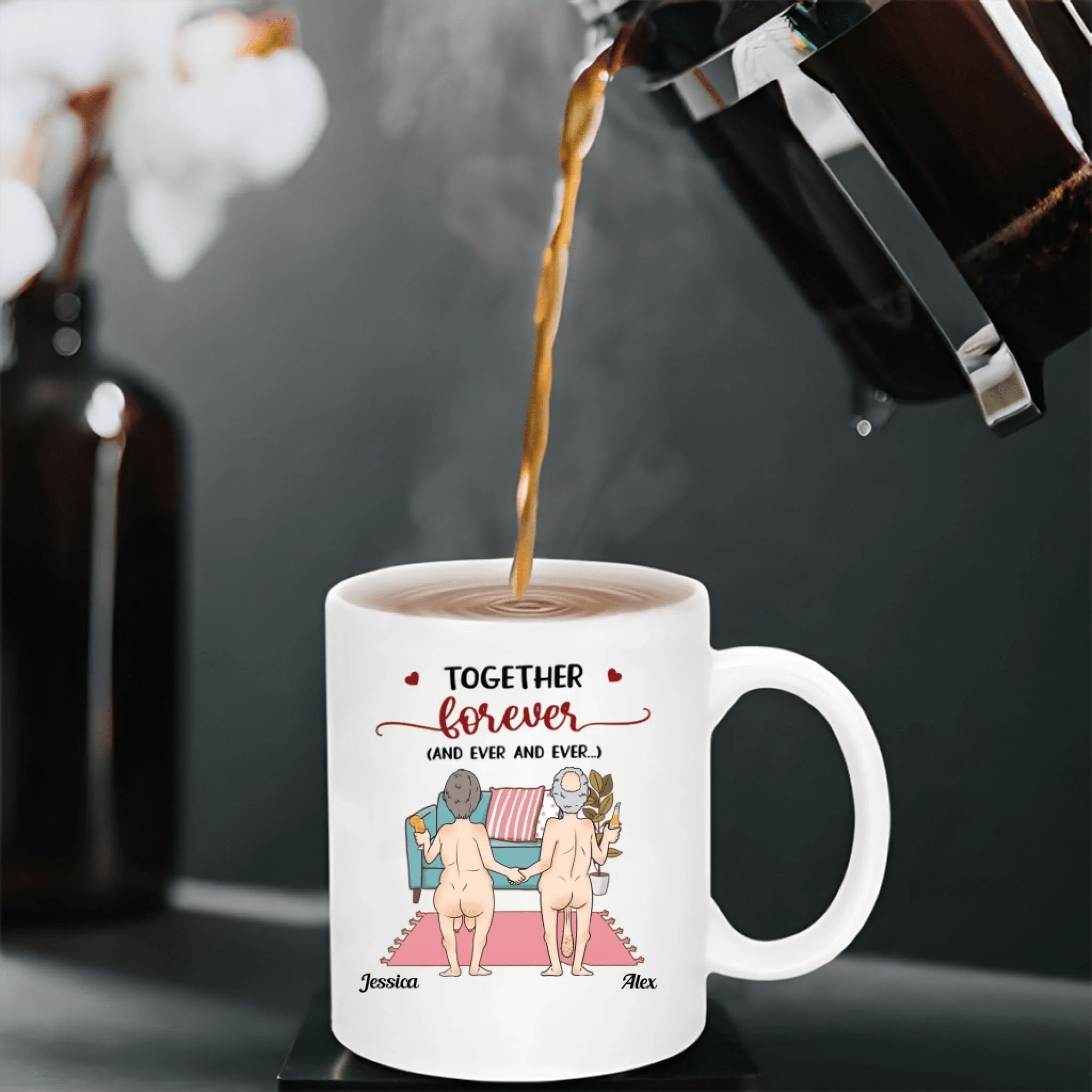 Husband Wife Couple Gift - It's You And Me, Babe Custom Personalized Anniversary Mug 1108970 - DiyGiftly