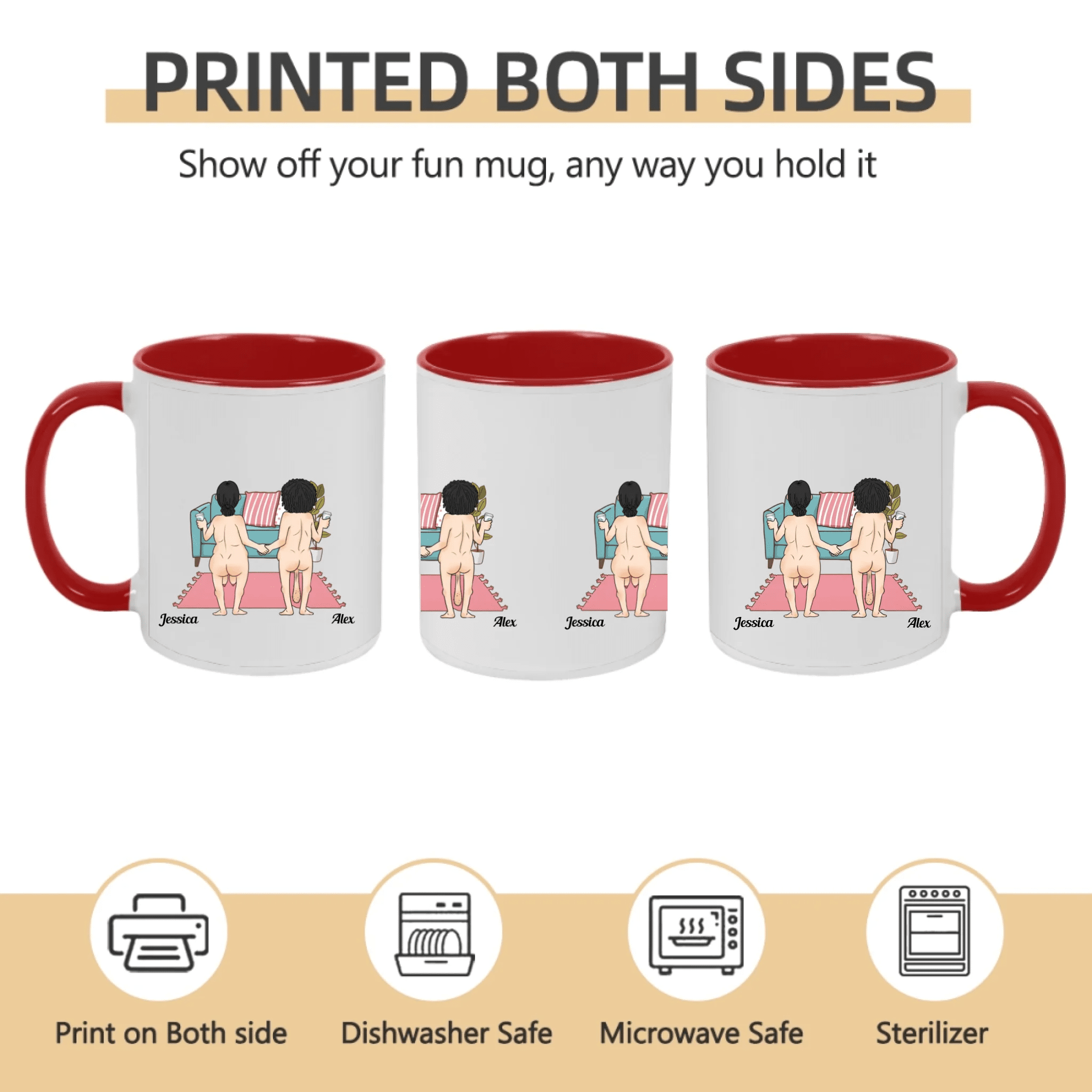 Husband Wife Couple Gift - It's You And Me, Babe Custom Personalized Anniversary Mug 1108970 - DiyGiftly