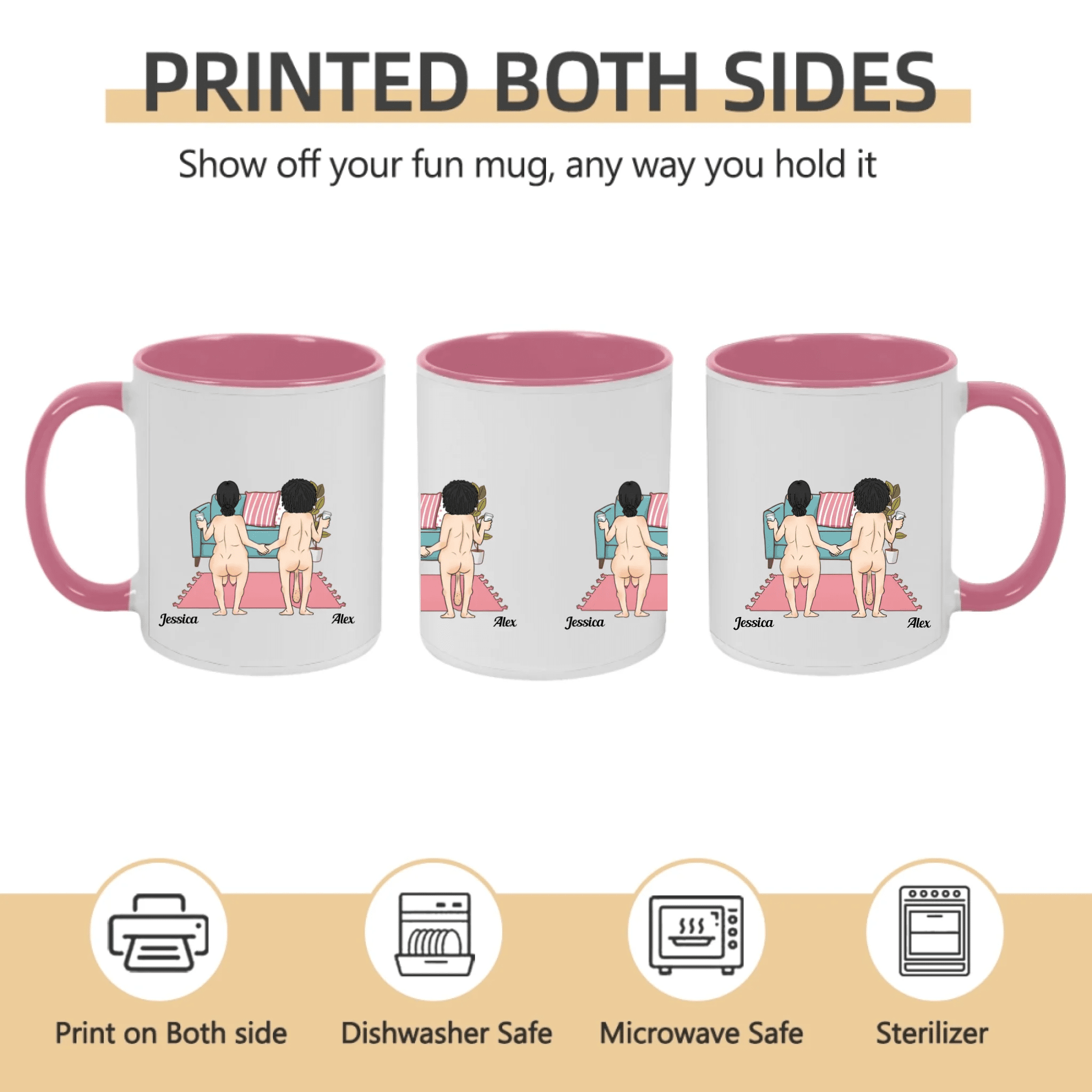 Husband Wife Couple Gift - It's You And Me, Babe Custom Personalized Anniversary Mug 1108970 - DiyGiftly