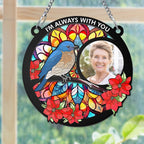 personalized photo with name suncatcher acrylic memorial keepsake 8 inch