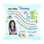 personalized spanish pillow custom photo gift for daughter custom detail