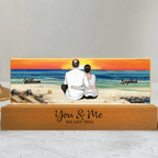 I Choose You - Back View Couple Sitting - Personalized Horizontal LED Night Light - A Timeless Valentine's Day Tribute 733686 - 733709 - DiyGiftly