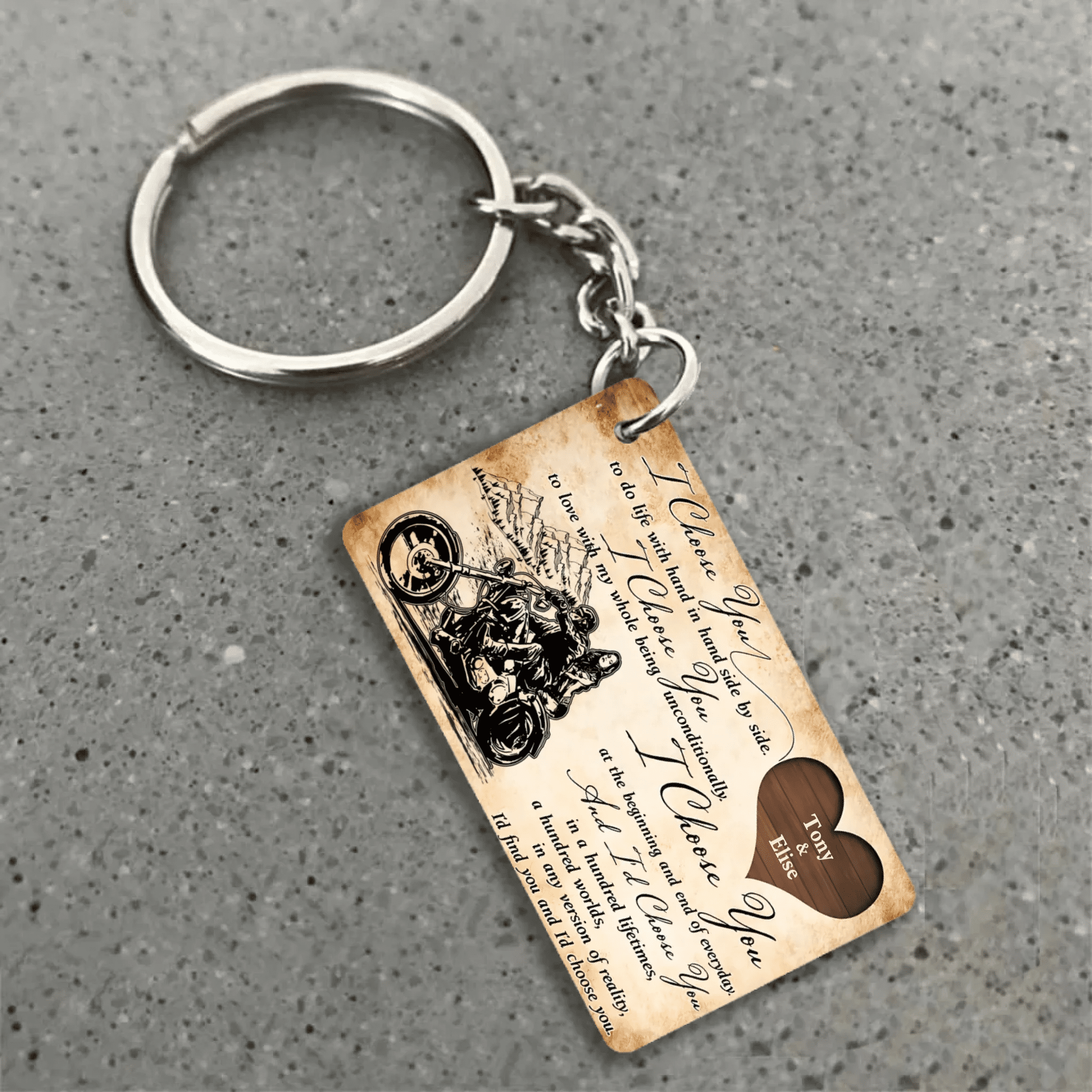 I Choose You - Gift for a Biker - Personalized Poster 731433 - 731524Y - DiyGiftly