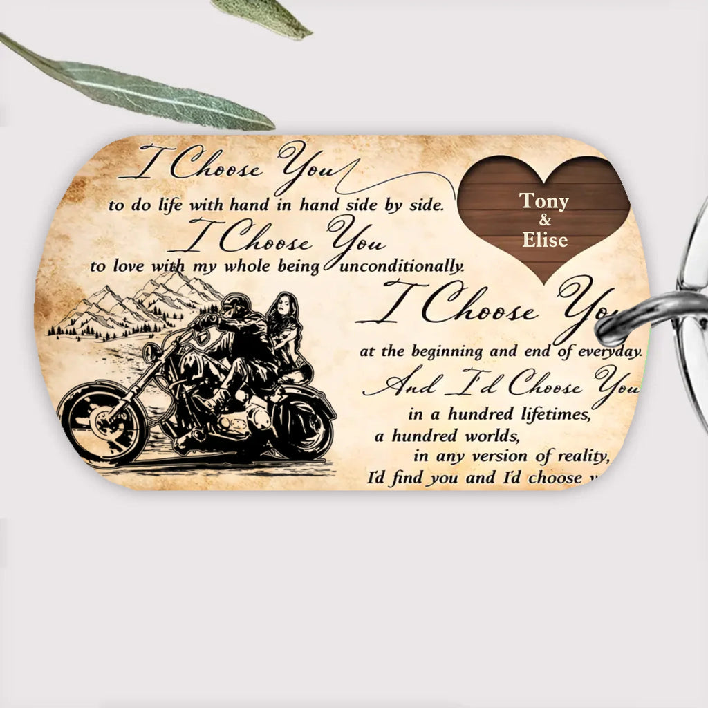 I Choose You - Gift for a Biker - Personalized Poster 731433 - 731524Y - DiyGiftly