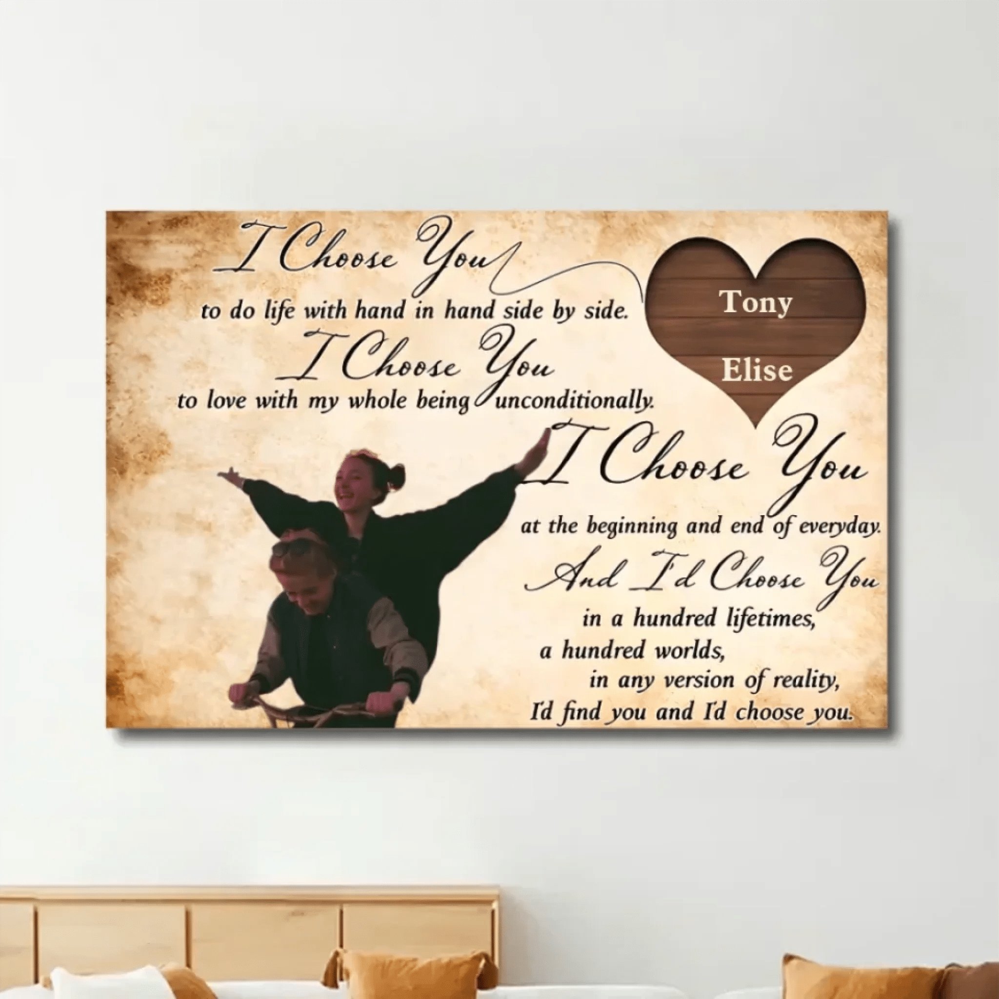 I Choose You - Gift for a Biker - Personalized Poster 736922 - 736922 - DiyGiftly