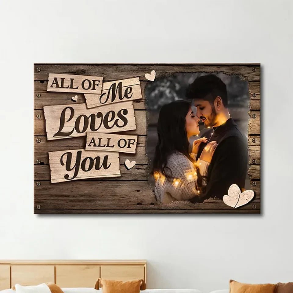 I Deeply Fall In Love With You - Personalized Horizontal Canvas - Upload Image, Gift For Couples, Husband Wife 709966 - 710300 - DiyGiftly