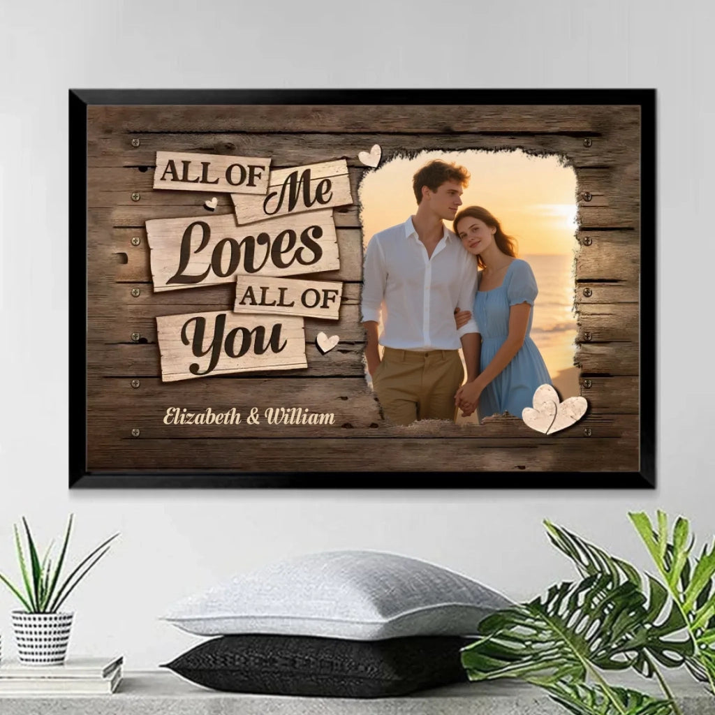 I Deeply Fall In Love With You - Personalized Horizontal Canvas - Upload Image, Gift For Couples, Husband Wife 709966 - 710300 - DiyGiftly