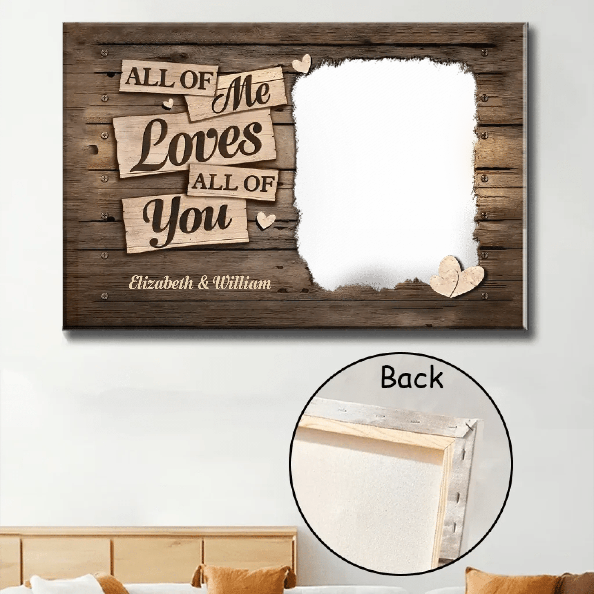 I Deeply Fall In Love With You - Personalized Horizontal Canvas - Upload Image, Gift For Couples, Husband Wife 709966 - 710300 - DiyGiftly
