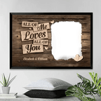 I Deeply Fall In Love With You - Personalized Horizontal Canvas - Upload Image, Gift For Couples, Husband Wife 709966 - 710300 - DiyGiftly