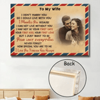 I Didn't Marry You So I Could Live With You Personalized Anniversary Photo Print Canvas 731714 - 732443 - DiyGiftly