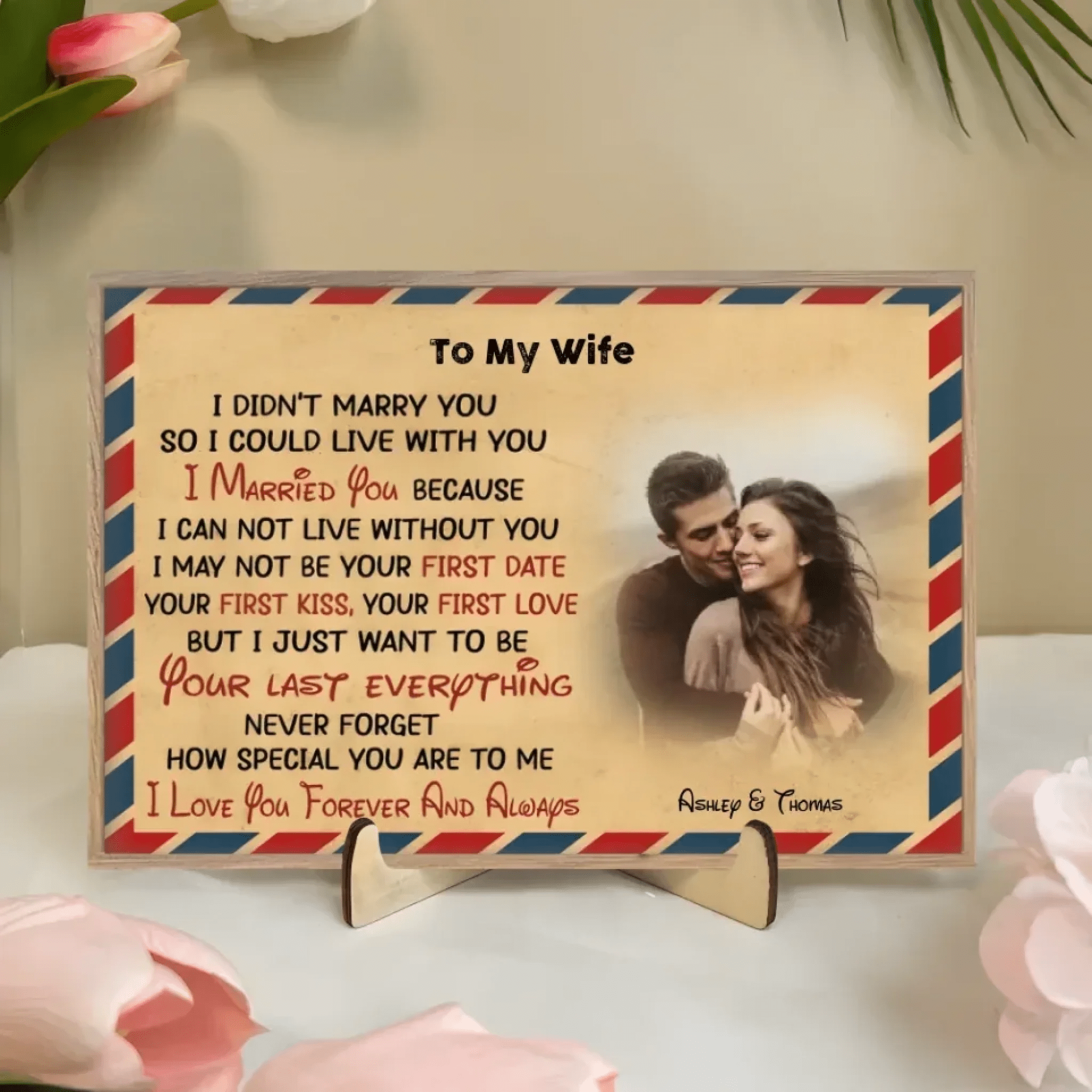 I Didn't Marry You So I Could Live With You Personalized Anniversary Photo Print Canvas 735333 - DiyGiftly