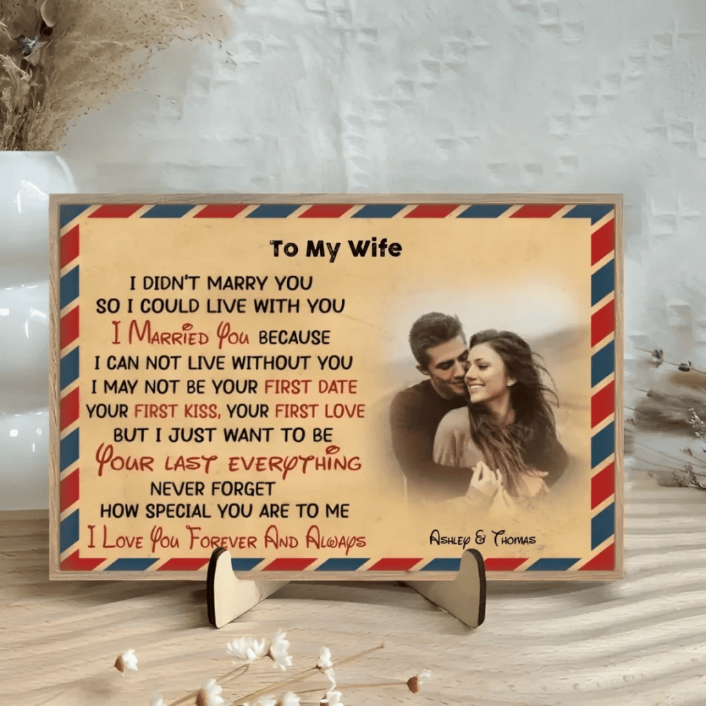 I Didn't Marry You So I Could Live With You Personalized Anniversary Photo Print Canvas 735333 - DiyGiftly