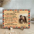 I Didn't Marry You So I Could Live With You Personalized Anniversary Photo Print Canvas 735333 - DiyGiftly