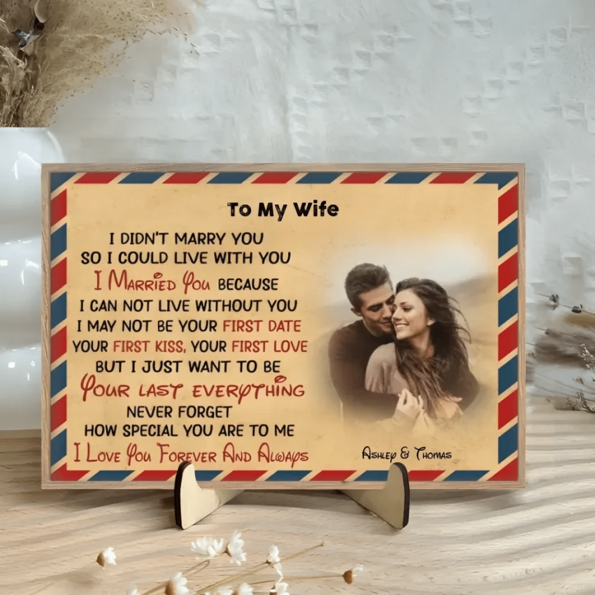 I Didn't Marry You So I Could Live With You Personalized Anniversary Photo Print Canvas 735333 - DiyGiftly