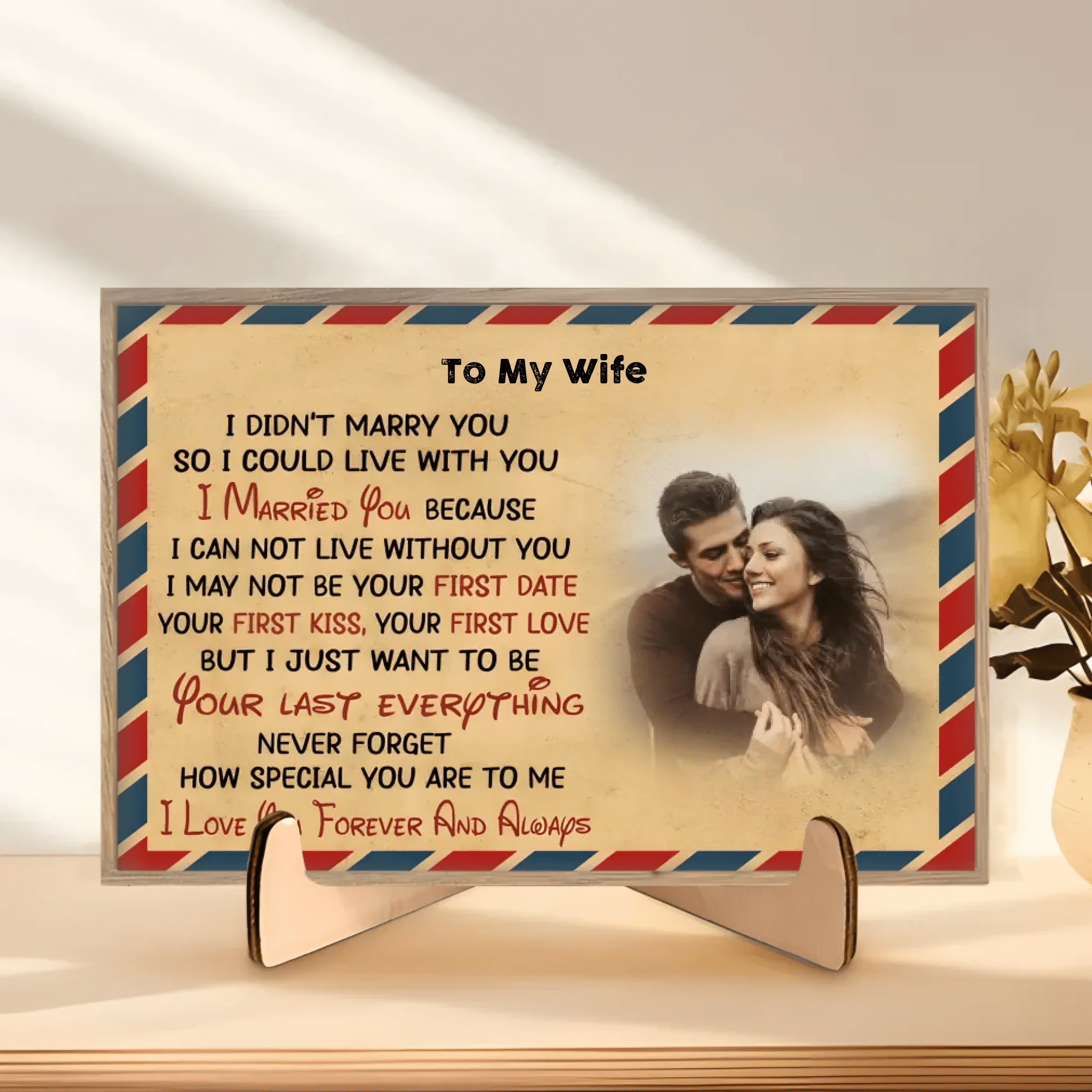 I Didn't Marry You So I Could Live With You Personalized Anniversary Photo Print Canvas 735333 - DiyGiftly