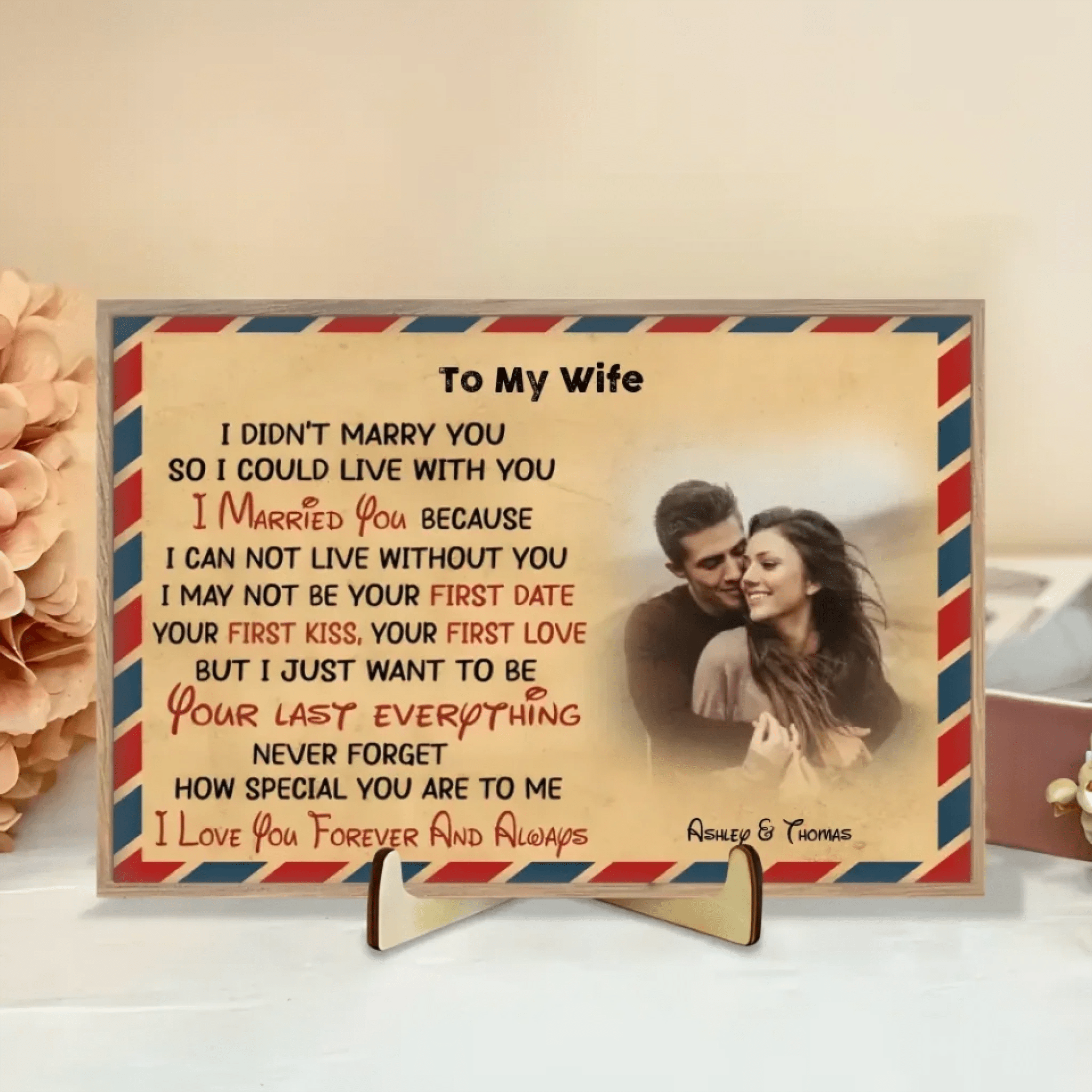 I Didn't Marry You So I Could Live With You Personalized Anniversary Photo Print Canvas 735333 - DiyGiftly
