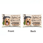 pillow personalized photo loss of dog gift comfort gift design preview