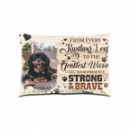 pillow personalized photo loss of dog gift comfort gift gift display