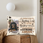 personalized photo loss of dog gift pillow comfort gift main view