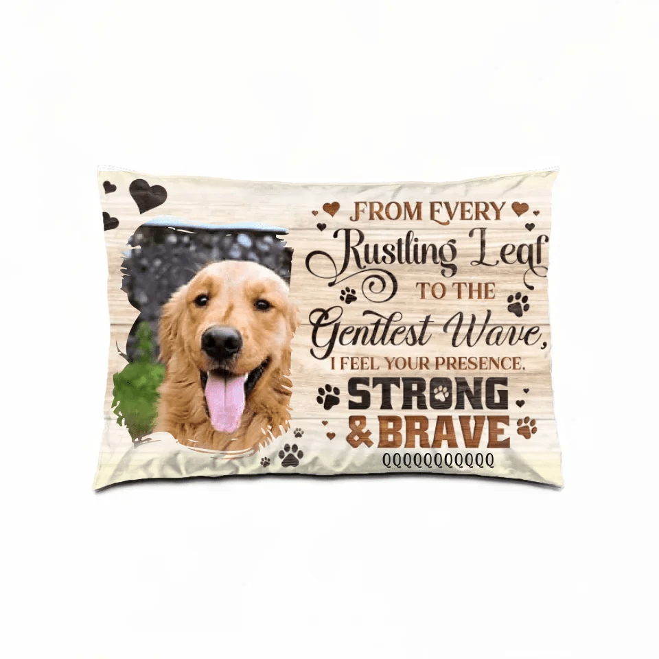 personalized photo pillow loss of dog gift comfort gift personalized preview