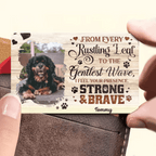 I Feel Your Presence - Upload Image, Personalized Horizontal Wallet Card 707203 - Q - DiyGiftly