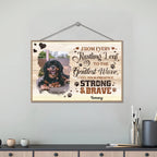 I Feel Your Presence - Upload Image, Personalized Horizontal Wooden Plaque 707203 - DiyGiftly