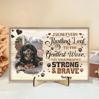 I Feel Your Presence - Upload Image, Personalized Horizontal Wooden Plaque 707203 - DiyGiftly