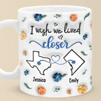 I Found A Sister By Heart - Bestie Personalized Custom 3D Inflated Effect Printed Mug - Gift For Best Friends, BFF, Sisters 689084 - DiyGiftly