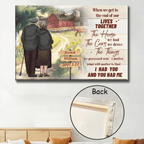 personalized couple design poster canvas wall art I Had You And You Had Me heartfelt home display