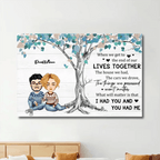 I Had You And You Had Me - Personalized Wrapped Canvas 756927 - DiyGiftly