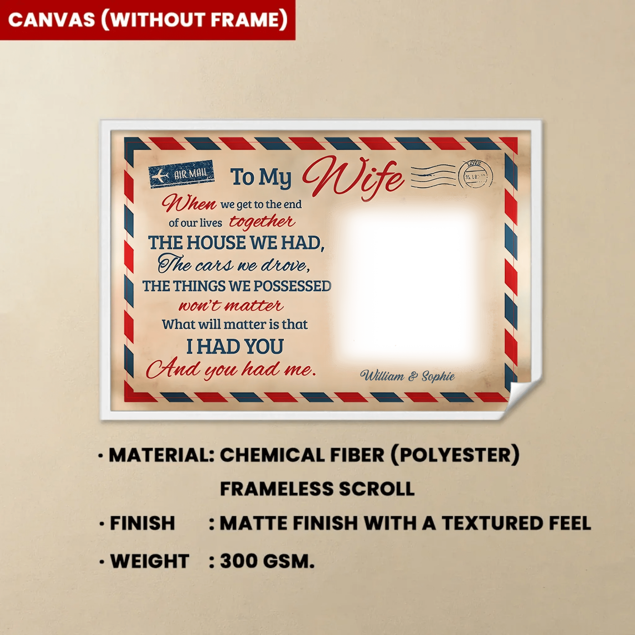 I Had You And You Had Me - Upload Image, Personalized Horizontal Canvas 711246 - 711262 - DiyGiftly
