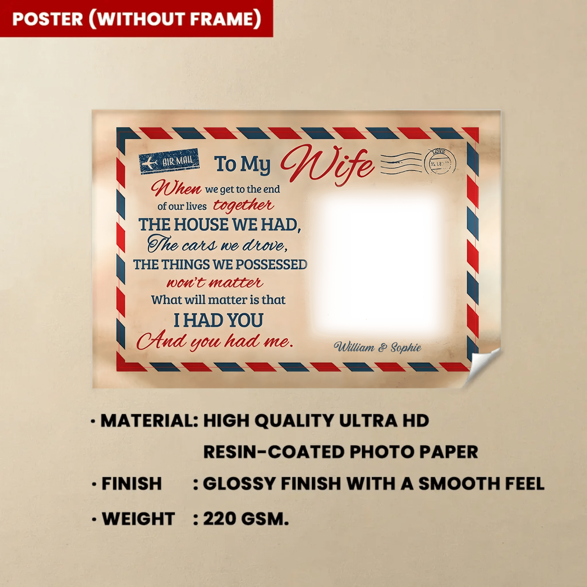 I Had You And You Had Me - Upload Image, Personalized Horizontal Canvas 711246 - 711262 - DiyGiftly