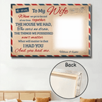 I Had You And You Had Me - Upload Image, Personalized Horizontal Canvas 711246 - 711262 - DiyGiftly