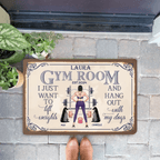I Just Want To Lift Weights - Birthday Gift For Gymer - Fitness Lady Doormat 714710 - D - DiyGiftly
