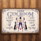 I Just Want To Lift Weights - Birthday Gift For Gymer - Fitness Lady Doormat 714710 - D - DiyGiftly