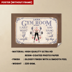 I Just Want To Lift Weights - Personalized Poster/Wrapped Canvas - Birthday Gift For Gymer - Fitness Lady 714710 - 715293 - DiyGiftly