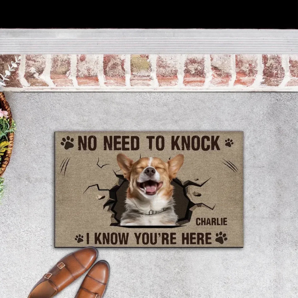I Know You Are Here - Personalized Custom Doormat 689597 - DiyGiftly