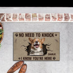 I Know You Are Here - Personalized Custom Doormat 689597 - DiyGiftly