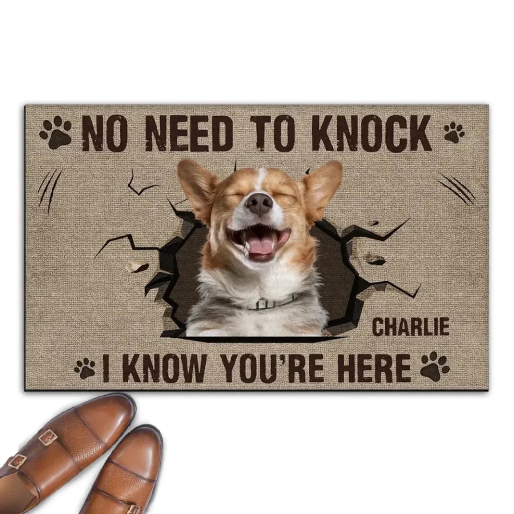 I Know You Are Here - Personalized Custom Doormat 689597 - DiyGiftly
