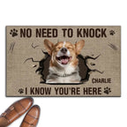 I Know You Are Here - Personalized Custom Doormat 689597 - DiyGiftly