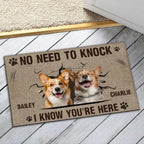 I Know You Are Here - Personalized Custom Doormat 689597 - DiyGiftly