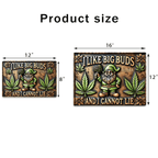 I Like Big Buds And I Cannot Lie - Personalized Weed Rectangle Metal Sign 739312 - 739359 - DiyGiftly