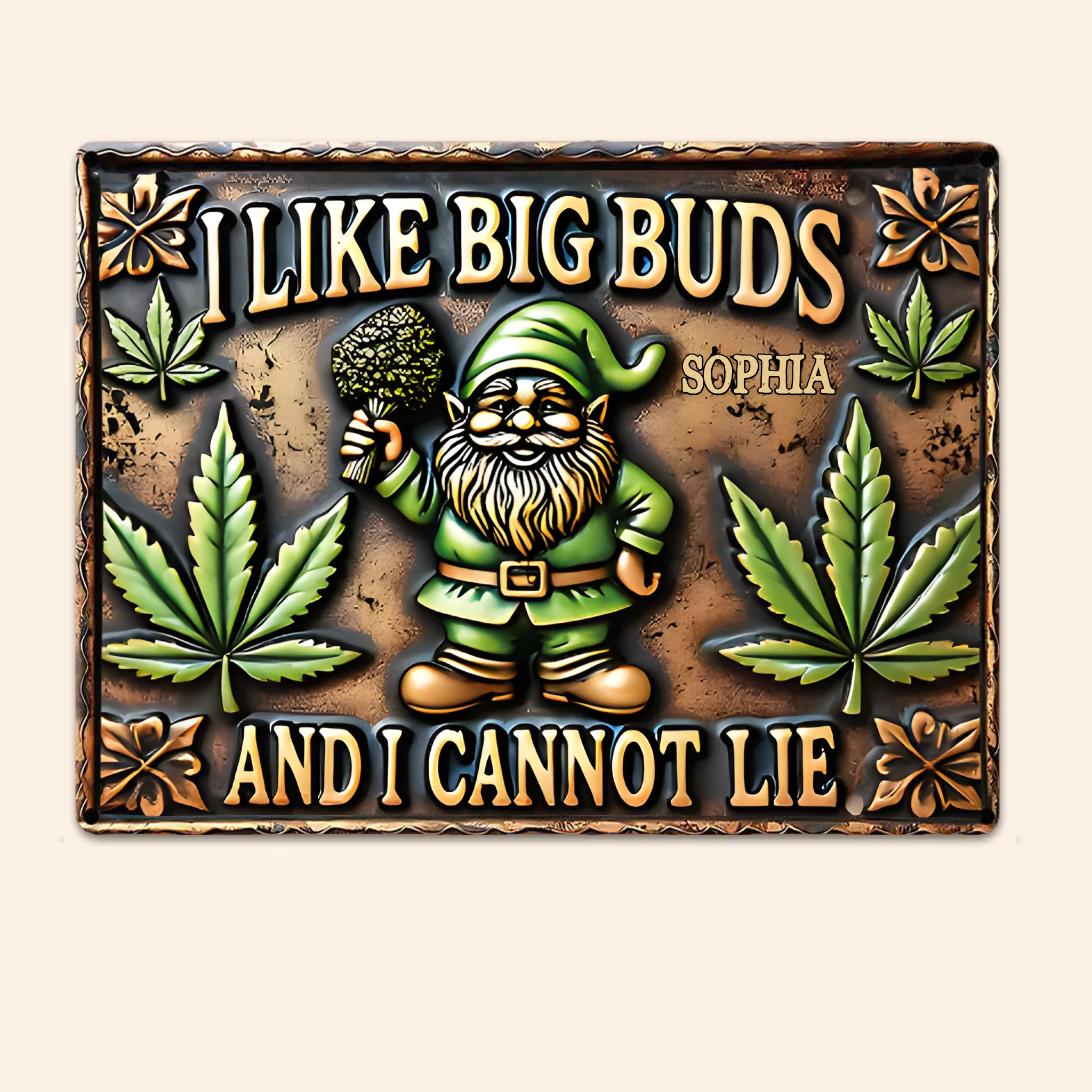 I Like Big Buds And I Cannot Lie - Personalized Weed Rectangle Metal Sign 739312 - 739359 - DiyGiftly