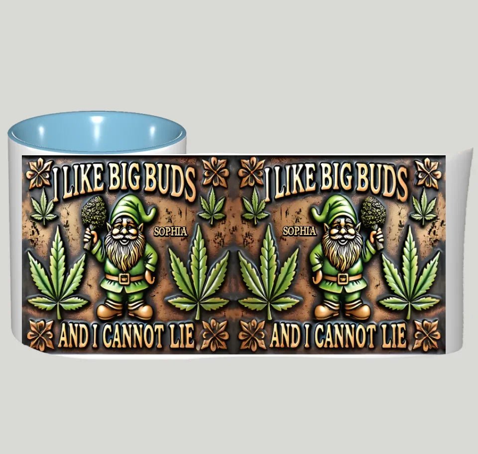 I Like Big Buds - Personalized Weed Accent Mug 740782 - DiyGiftly