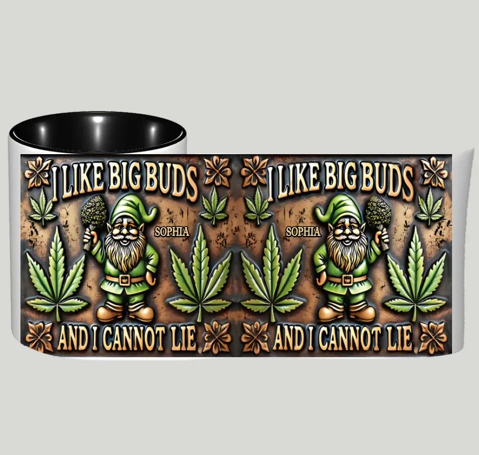 I Like Big Buds - Personalized Weed Accent Mug 740782 - DiyGiftly
