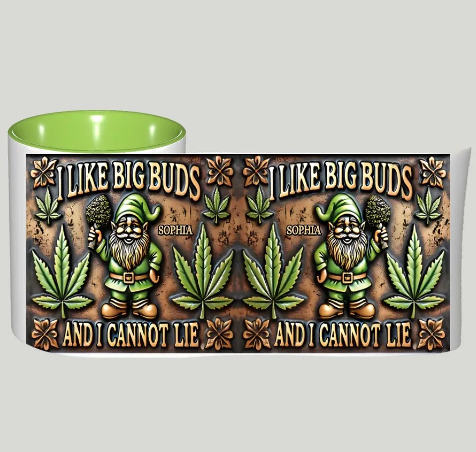 I Like Big Buds - Personalized Weed Accent Mug 740782 - DiyGiftly