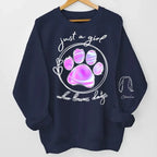 I Love My Pets - Dog & Cat Personalized Custom Unisex Sweatshirt With Design On Sleeve - Gift For Pet Owners, Pet Lovers 679957 - 679959 - DiyGiftly